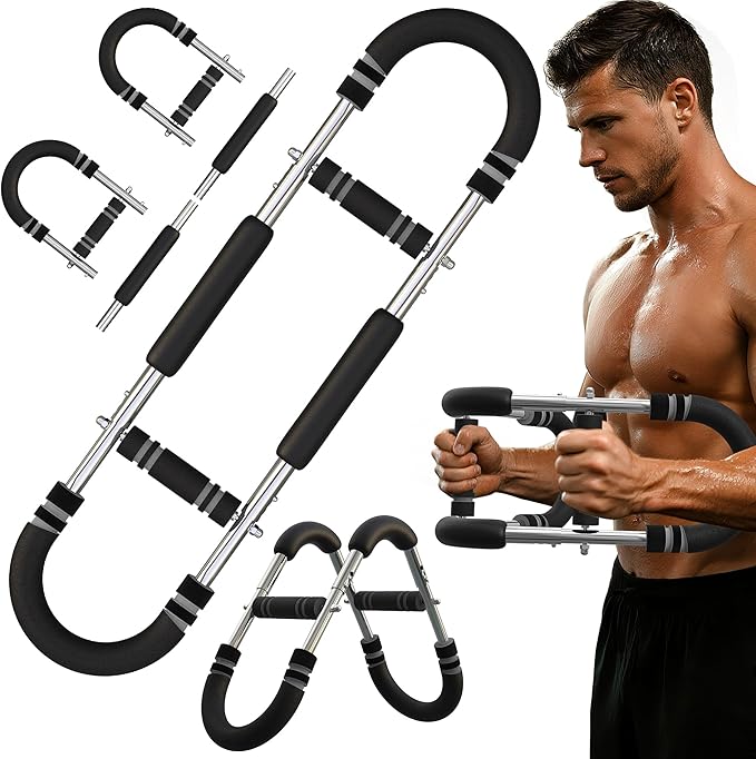 Twister Arm Trainer for Men, Adjustable 50-130Lbs Chest Workout Equipment, Arm Trainer, Twister Arm Trainer Portable Shoulder Strength Exerciser Machine for Fitness People