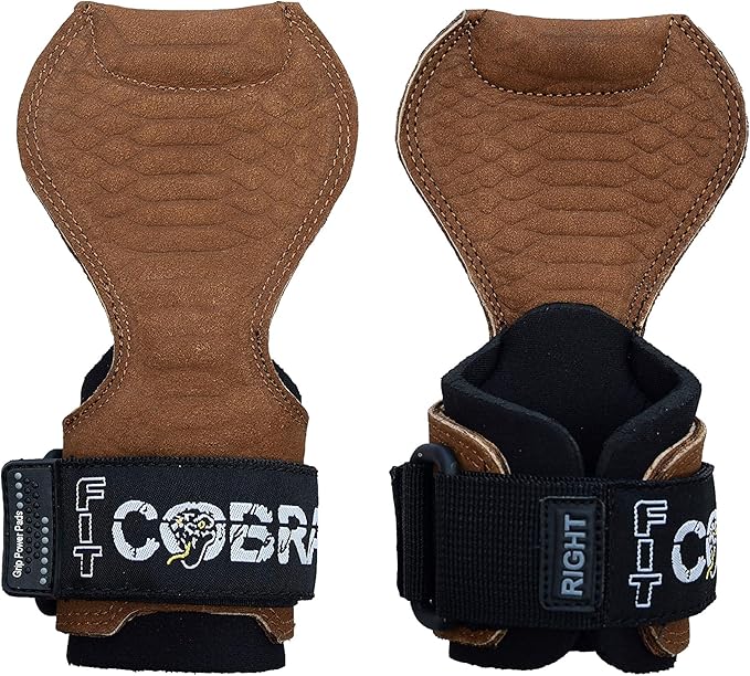 Cobra Grips PRO Weight Lifting Gloves Heavy Duty Straps Alternative Power Lifting Hooks for Deadlifts Adjustable Neoprene Padded Wrist Support Bodybuilding