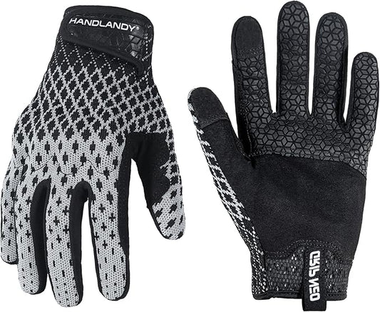 HANDLANDY Baseball Batting Gloves for Adult Youth, Grip Breathable Softball Batting Gloves Fit Men Kids Boys Girls