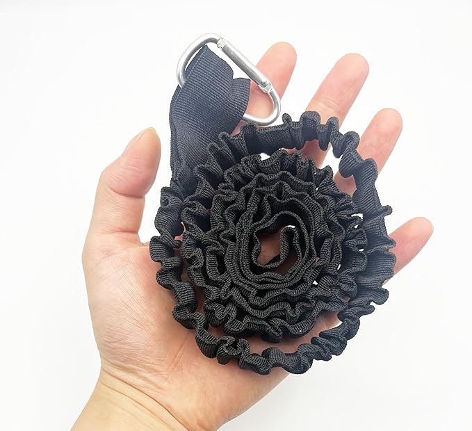 55 Inch(140cm) Stretchable Kayak Paddle Leash, Kayak Rod Leash, Stretchable Coiled Lanyard Leash Kayak Accessories, Paddle Holder Tool Lanyard for Kayak and SUP Paddles