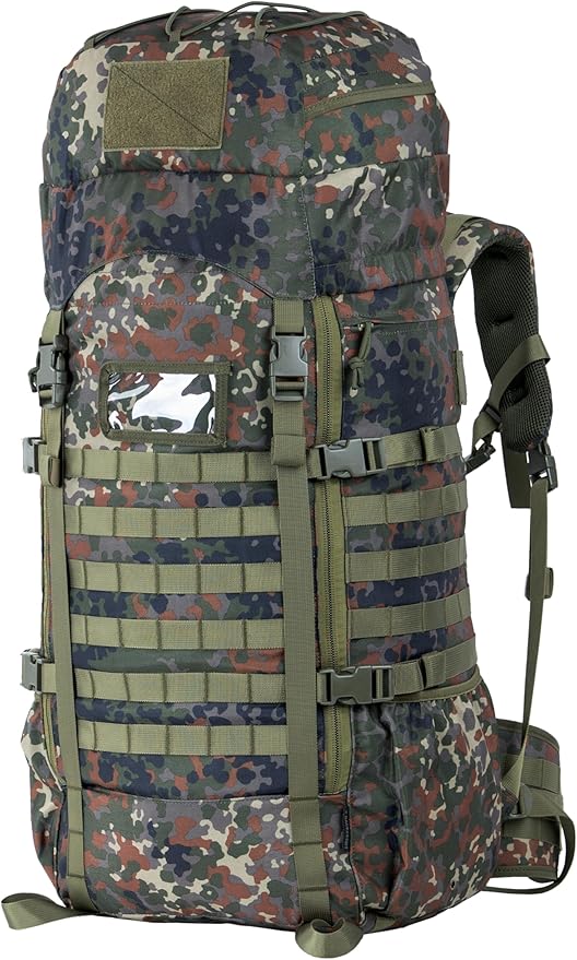 75L Tactical Backpack with Internal Frame, MOLLE, and Hydration System