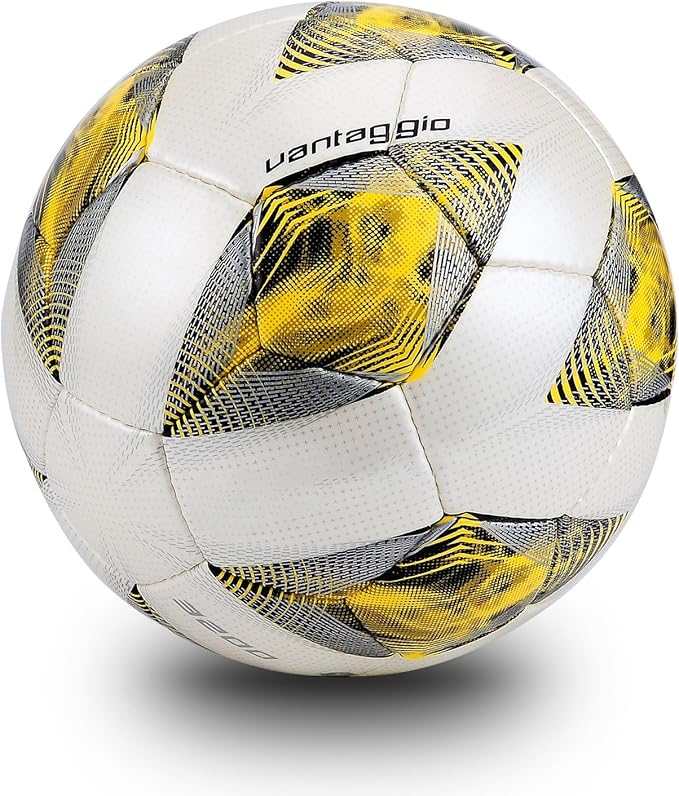 Soft PU Leather Soccer Ball, Indoor Outdoor Team Sports, Training Practicing Game Match Soccer Ball Gift for Adult Youth, 1pcs