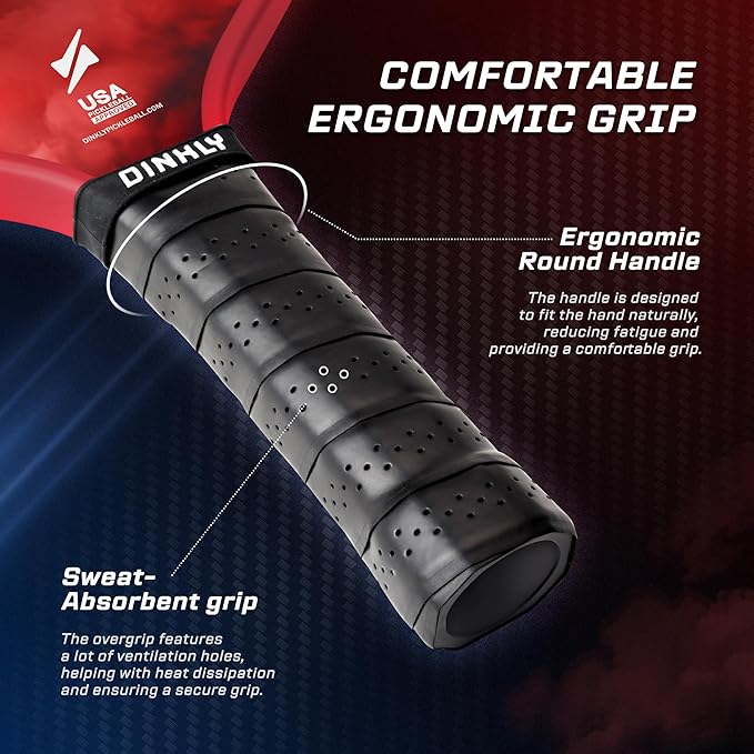 Raw Carbon Pickleball Paddles Set of 2/4, T700 Carbon Fiber Rackets with 16MM Honeycomb Polymer Core, 4 Balls and 1 Portable Carry Bag, USAPA Approved Pickleball Set for Men, Women