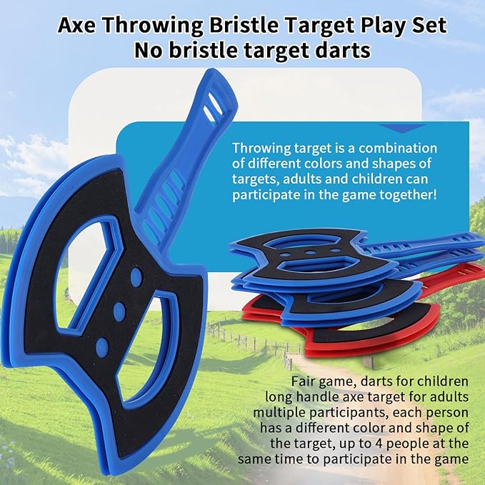 Throwing Axe Game Axe Throwing Target for Outdoor Play for All Family Members