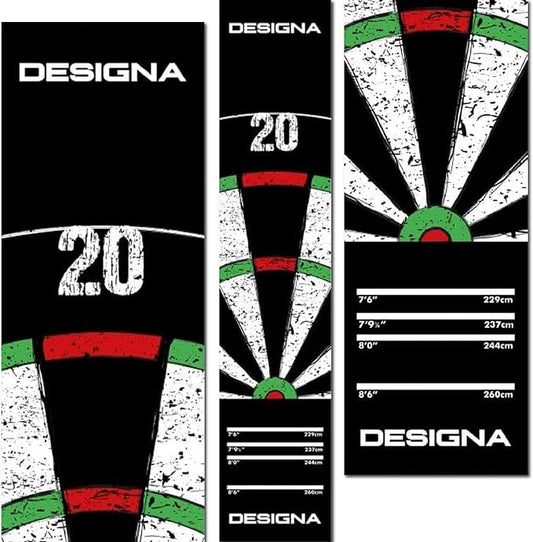 | Non-Slip Carpet Dart Mat with Double Top Design & Throw Lines | 290cm x 60cm