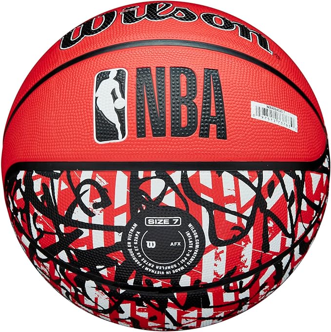 WILSON NBA Team Graffiti Basketballs - Size 7-29.5"