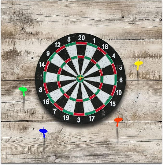 Felt Wood Grain Dart Board Wall Protectors Square Dart Board Backing Tiles Dartboard Backboard Cork Backboard Alternative