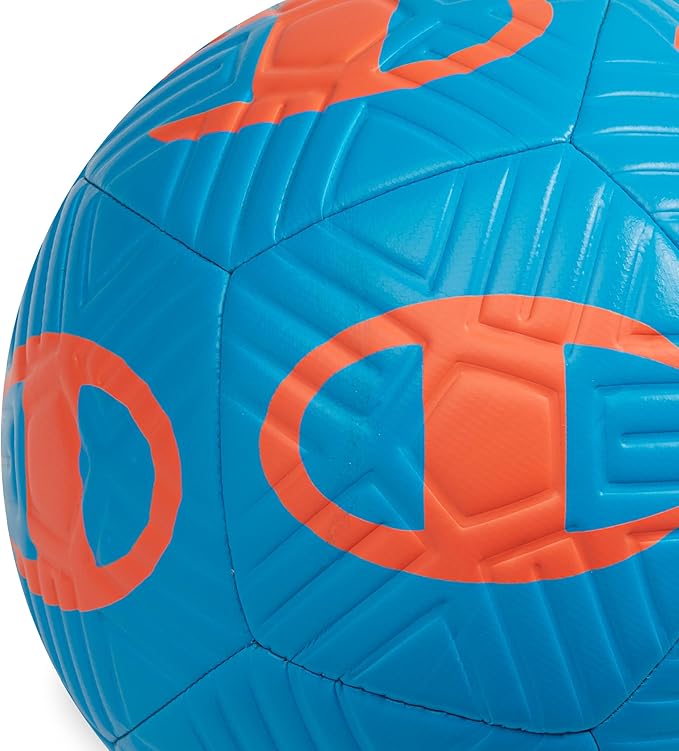 Champion Youth & Adult Soccer Ball - Paneled Design, Enhanced Control, Durable Cover & Butyl Bladder, for Indoor & Outdoor Training, Sizes 3, 4, 5, Includes 6" Pump