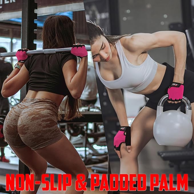 ZRIX Breathable Workout Gloves for Women, Weight Lifting Gloves for Gym, Cycling, Exercise, Fitness and Training, with Excellent Grip and Cushion Pads