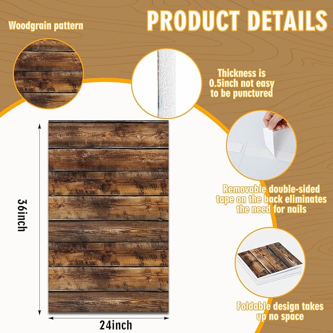 Felt Wood Grain Dart Board Wall Protectors Square Dart Board Backing Tiles Dartboard Backboard Cork Backboard Alternative