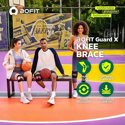 Knee Brace for Men Women Knee Pain Meniscus Tear Arthritis Patella Dislocation Best Osteoarthritis Adjustable Compression with Memory Stabilizers for ACL MCL Breathable for Injury Recovery XL