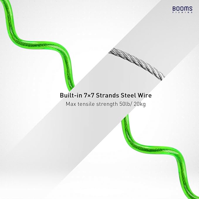 Booms Fishing T02 Fishing Pole Tether, Kayak Paddle Leash, Paddle Board Fishing Accessories, Heavy Duty Fishing Lanyard for Fishing Tools/Rods/Paddles