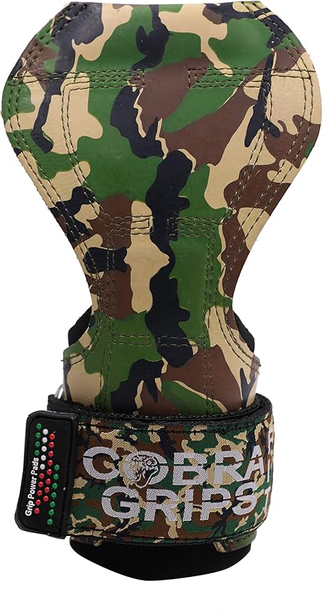 Cobra Grips PRO Weight Lifting Gloves Heavy Duty Straps Alternative Power Lifting Hooks for Deadlifts Adjustable Neoprene Padded Wrist Support Bodybuilding