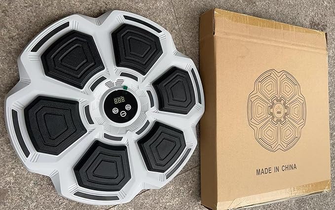 Music Boxing Machine for Adults, Boxing Machine Wall Mounted Music with Boxing Gloves, 9 Modes & 9 Speeds, Gym Equipment for Home, Office and Gym