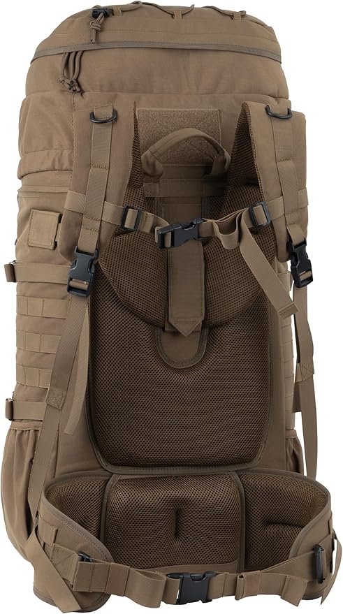 75L Tactical Backpack with Internal Frame, MOLLE, and Hydration System