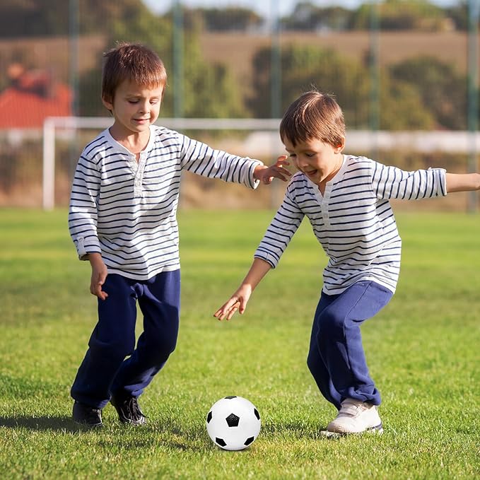 Christmas Deflated Soccer Ball with Pump for Age 2-4 Shoebox Gifts,Bulk Shoebox Gift Fillers,Toddler Soccer Balls for Charity Donations Soccer Ball Party Favors