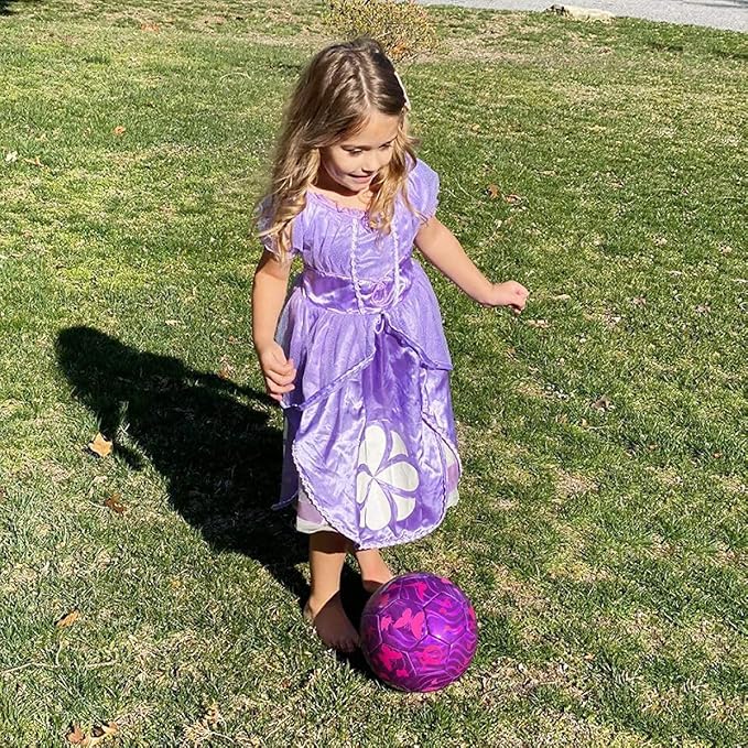 Soccer Ball Size 3, Size 4 - Kids Aged 3-5 6-8 8-12 Outdoors Sports Training Playing Ball Set with Pump Teens Girls Boys Back to School Gift