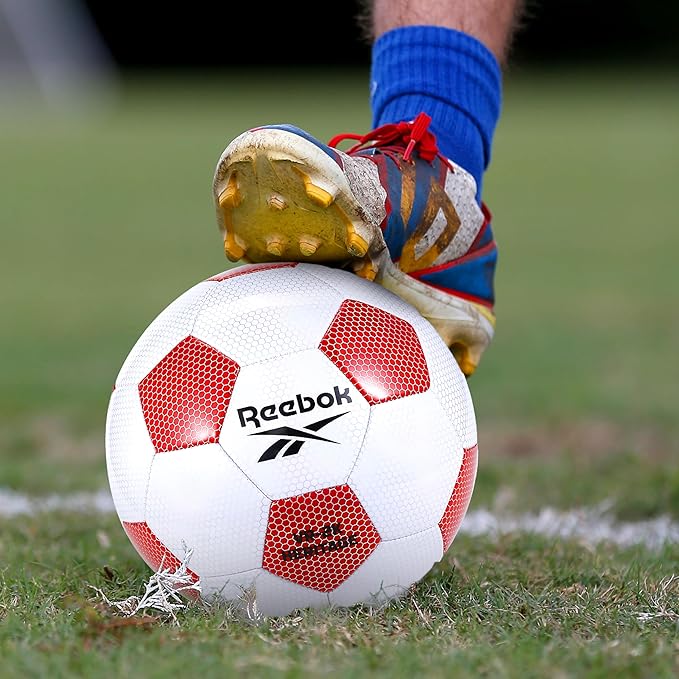 Reebok - Premium Soccer Ball, Advanced Build for Control & Durability, Size 5
