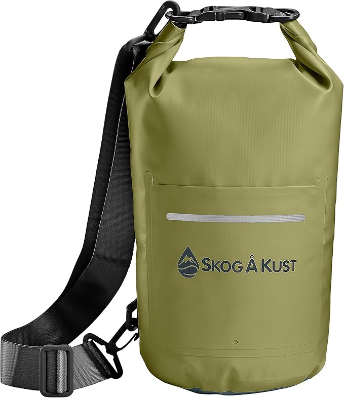 Skog Å Kust DrySak - Roll Top Waterproof Bag for Travel & Outdoors - 5, 10 & 20 Liter sizes