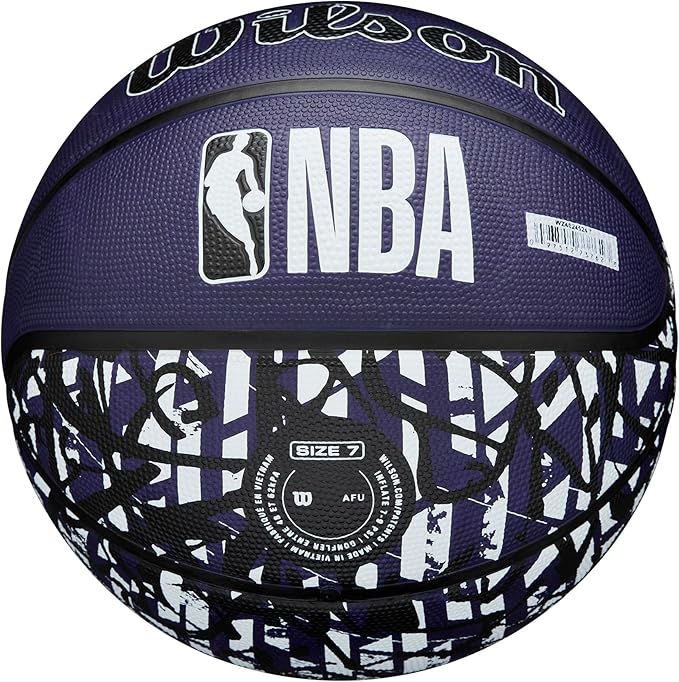 WILSON NBA Team Graffiti Basketballs - Size 7-29.5"