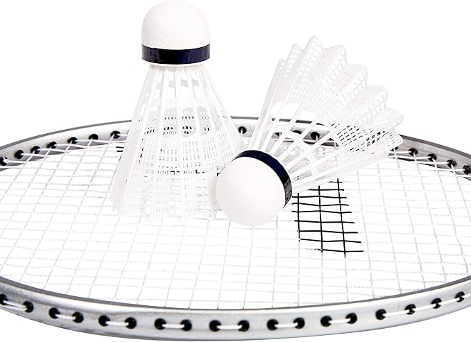Franklin Sports Badminton Racket + Birdie Set - Replacement Badminton Equipment for Kids + Adults - 2 Player - 4 Player Badminton Racket Sets