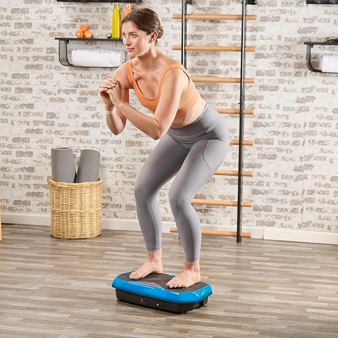 Lifepro Vibration Plate Exercise Machine with Magnetic Acupoints - Full Body Vibration Platform for Beginners and Recovery - Ideal Lymphatic Drainage Massager for Muscle Toning and Overall Fitness