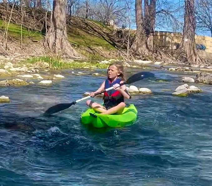 Kids Kayak Paddle for River Tubing and Water Adventures | Double-Sided Oars Ideal for Young Paddlers or on River Runs, Lakes, and Streams | Lightweight, Easy-to-Use