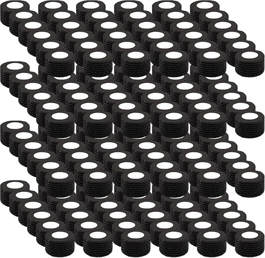 BQTQ 144 Rolls Self Adhesive Bandage Wrap 1 Inch Black Self Adherent Wrap Tape Sticky Bandage Athletic Wrap Self Adhesive Wrap for Sports Vet Wrist Ankle Sprains