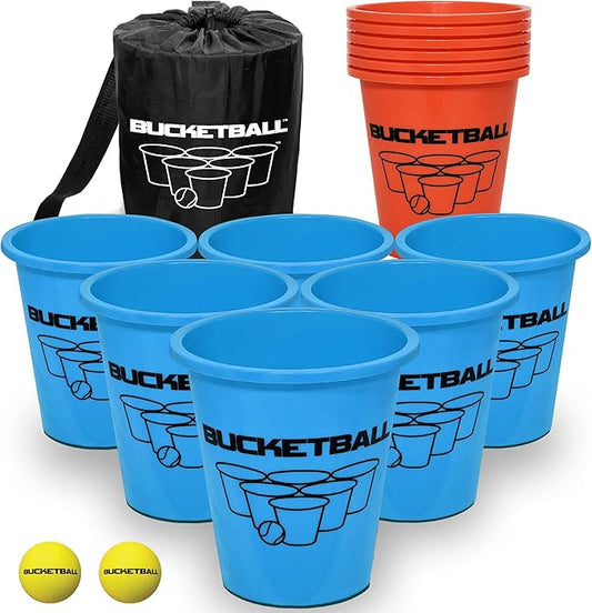 BucketBall | Original, Largest & Most Durable Brand | Supports USA Jobs | Ultimate Outdoor & Tailgate Game | Perfect for Beach, Pool, Lawn, Yard, Camping
