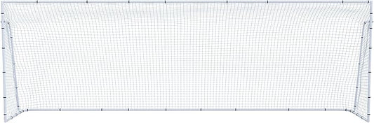 Vallerta® Official Size Steel Soccer Goal. Heavy Duty Frame w/Net. Tournament, Regulation Size. Professional Portable Practice Training Aid.