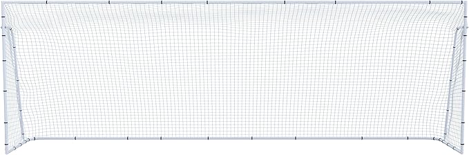 Vallerta® Official Size Steel Soccer Goal. Heavy Duty Frame w/Net. Tournament, Regulation Size. Professional Portable Practice Training Aid.
