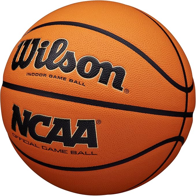 WILSON NCAA Evo NXT Official Indoor Game Basketballs - Sizes 6 and 7