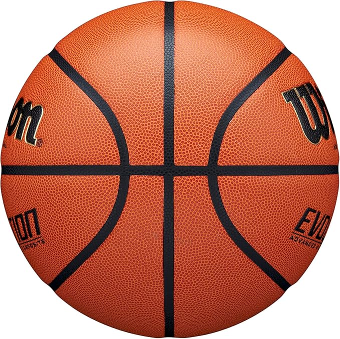 WILSON Evolution Indoor Game Basketballs - Size 5, Size 6 and Size 7