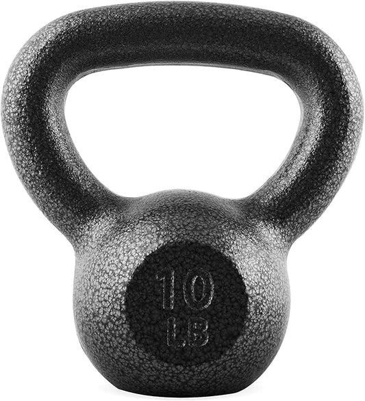 WF Athletic Supply Hammerstone Painted Cast Iron Kettlebells, Home & Gym Equipment, Great for Strength Training, Full Body Workout & Crossfit Training, Color & Size Options Available in 10-80 Pounds