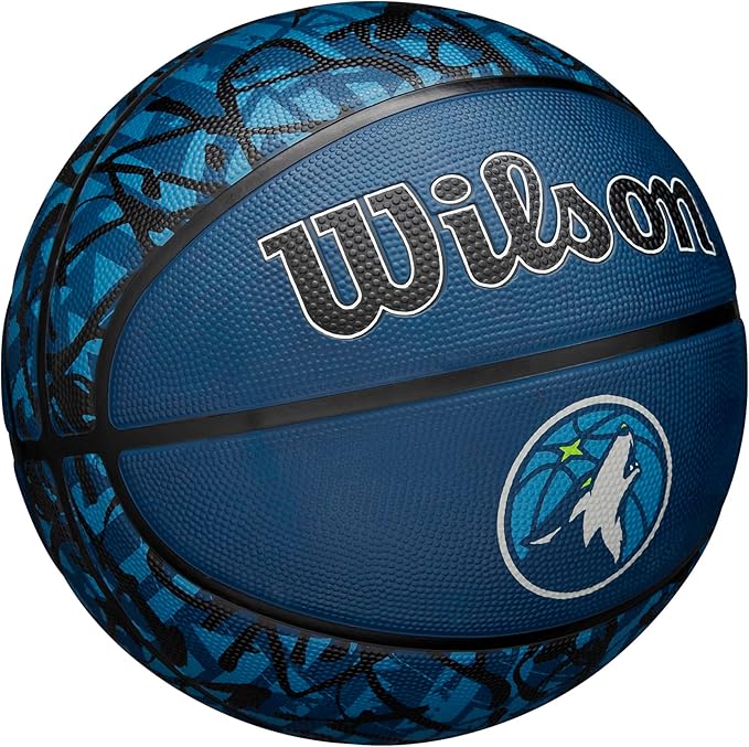 WILSON NBA Team Graffiti Basketballs - Size 7-29.5"