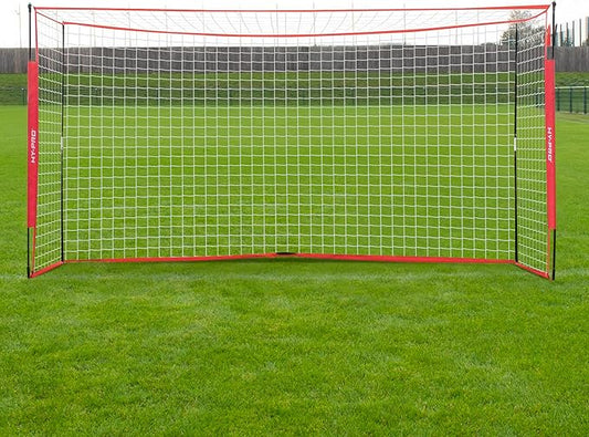 Hy-Pro 12ft x 6ft Portable Soccer Goal – Foldable Frame with Durable Materials, Easy Setup, and Carry Bag with Secure Pegs – Outdoor Soccer Goals for Backyard Training