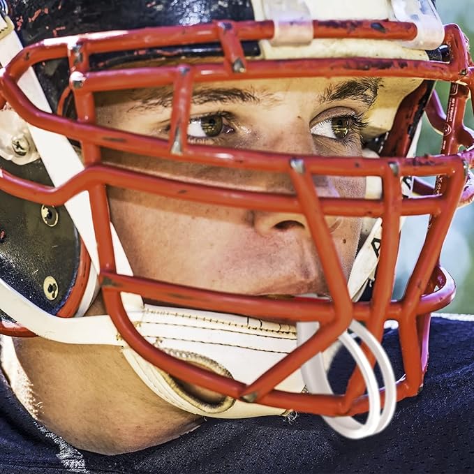 Dunzy 20 Pcs Strapped Mouth Guard Football Sports Mouthguard No Boil Mouthguard Adult Youth Football Mouthpiece Mouth Protector for Boxing Lacrosse Hockey Taekwondo