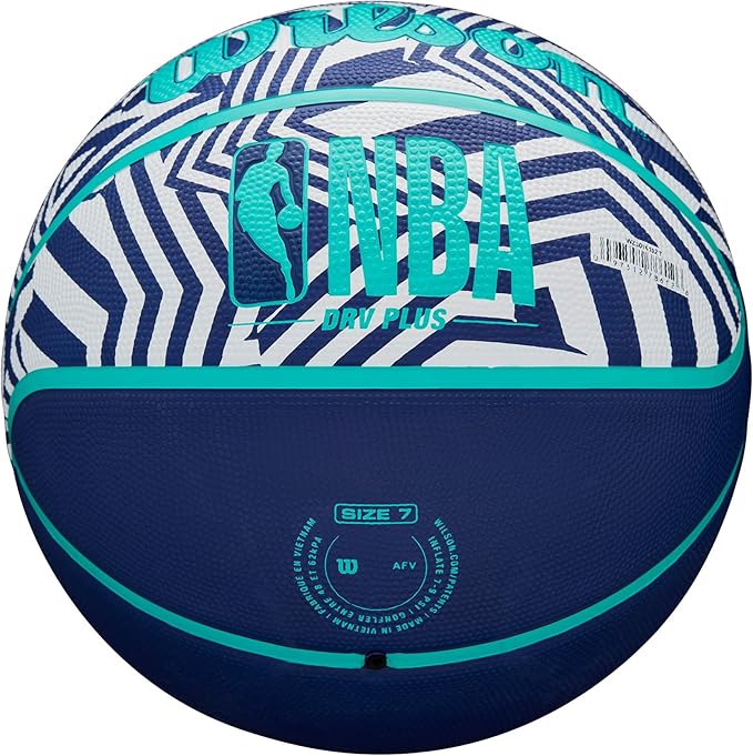 WILSON NBA DRV Plus Dazzle Camo Outdoor Basketballs - Size 6 an Size 7