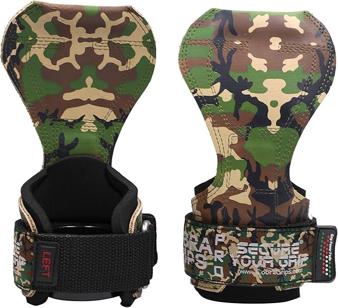 Cobra Grips PRO Weight Lifting Gloves Heavy Duty Straps Alternative Power Lifting Hooks for Deadlifts Adjustable Neoprene Padded Wrist Support Bodybuilding