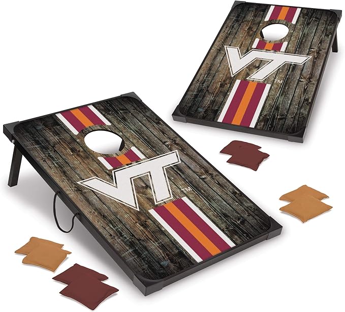 Wild Sports NCAA 2' x 3' MDF Deluxe Cornhole Set - with Corners and Aprons