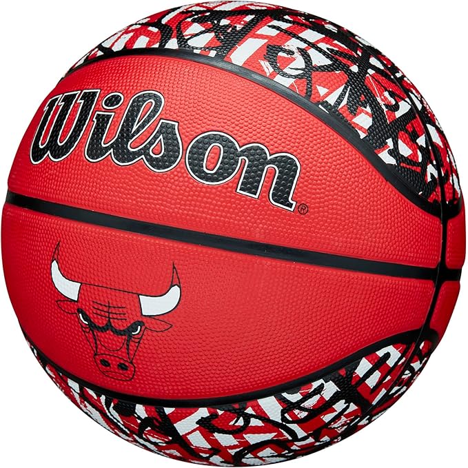 WILSON NBA Team Graffiti Basketballs - Size 7-29.5"