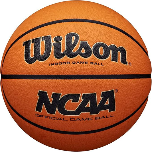 WILSON NCAA Evo NXT Official Indoor Game Basketballs - Sizes 6 and 7