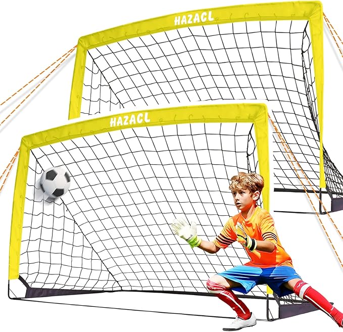 Kid Soccer Goals for Backyard Portable Soccer Nets for Backyard Large Pop Up Soccer Goals Nets with Carry Bag for Indoor or Outdoor