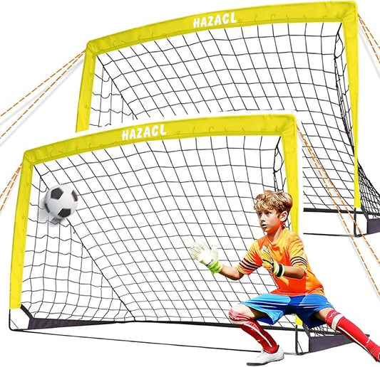 Kid Soccer Goals for Backyard Portable Soccer Nets for Backyard Large Pop Up Soccer Goals Nets with Carry Bag for Indoor or Outdoor