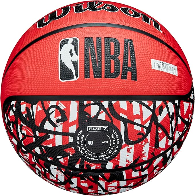 WILSON NBA Team Graffiti Basketballs - Size 7-29.5"