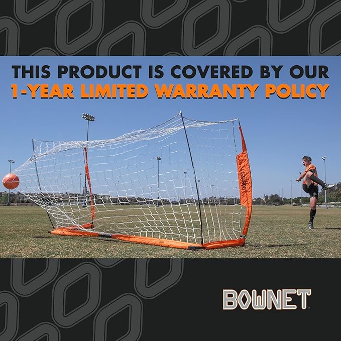 Bownet Portable Soccer Goal – Folding Pop Up Soccer Net for Training & Practice, Indoor/Outdoor, w/Carry Bag