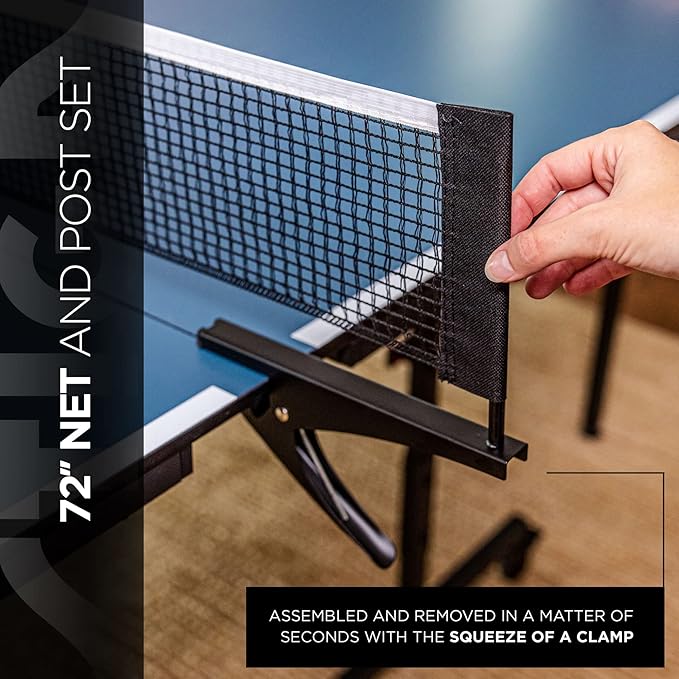 STIGA Advantage Series Ping Pong Tables - 13, 15, 19, and 25mm Tabletops - Quickplay 10 Minute Assembly - Playback Mode - Recreational to Tournament Level