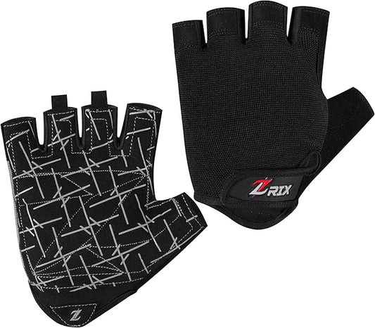 ZRIX Breathable Workout Gloves for Women, Weight Lifting Gloves for Gym, Cycling, Exercise, Fitness and Training, with Excellent Grip and Cushion Pads