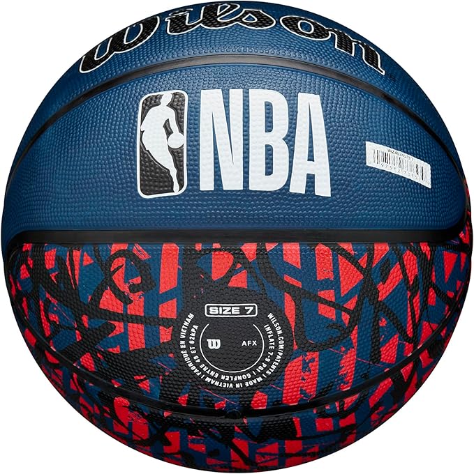 WILSON NBA Team Graffiti Basketballs - Size 7-29.5"