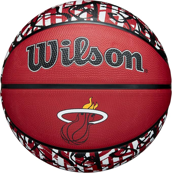 WILSON NBA Team Graffiti Basketballs - Size 7-29.5"